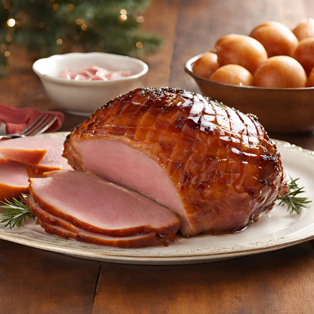 Low FODMAP Maple Glazed Ham