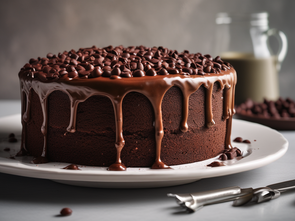 Low Acid “Chocolate” Cake with Frosting